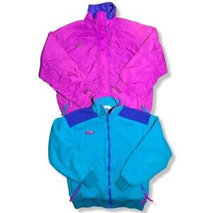 Vintage 90s Columbia 2 In 1 Jacket & Fleece Lining